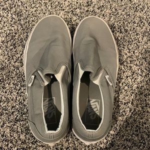 Grey Slip On Vans